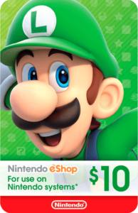 Código Nintendo Eshop Gift Card 10 USD para cuentas de EEUU