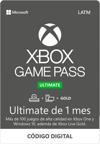 Código Digital Microsoft Xbox Game Pass Ultimate 1 Mes