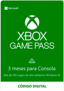 Código Digital Xbox Game Pass para Consola 3 meses